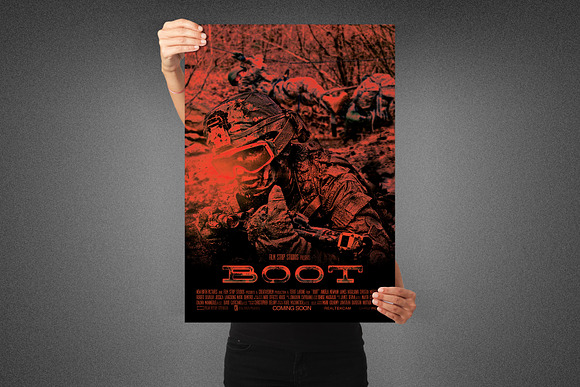 Boot Movie Poster Template in Flyer Templates - product preview 5