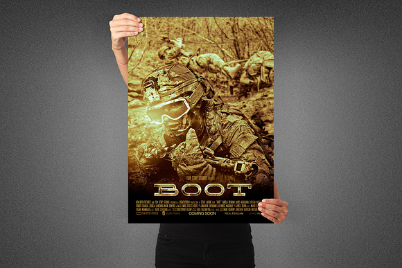 Boot Movie Poster Template in Flyer Templates - product preview 6