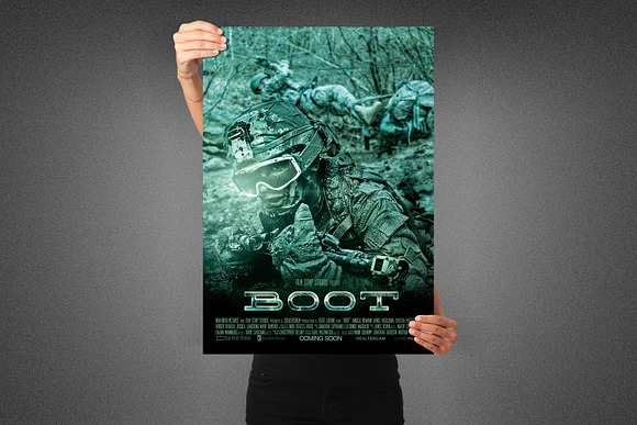 Boot Movie Poster Template in Flyer Templates - product preview 7