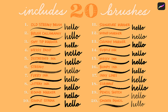 Font Lovers Lettering Brushes in Add-Ons - product preview 2