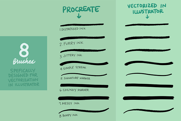 Font Lovers Lettering Brushes in Add-Ons - product preview 3