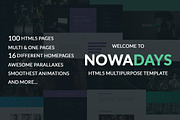 NowaDays Multipurpose HTML5 Template