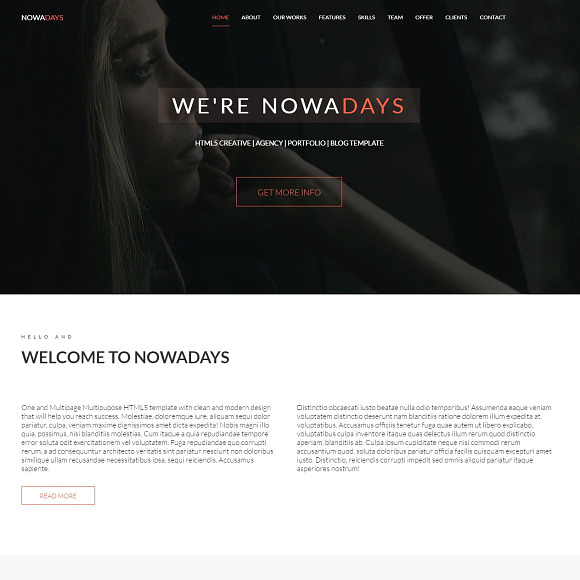 NowaDays Multipurpose HTML5 Template in HTML/CSS Themes - product preview 3