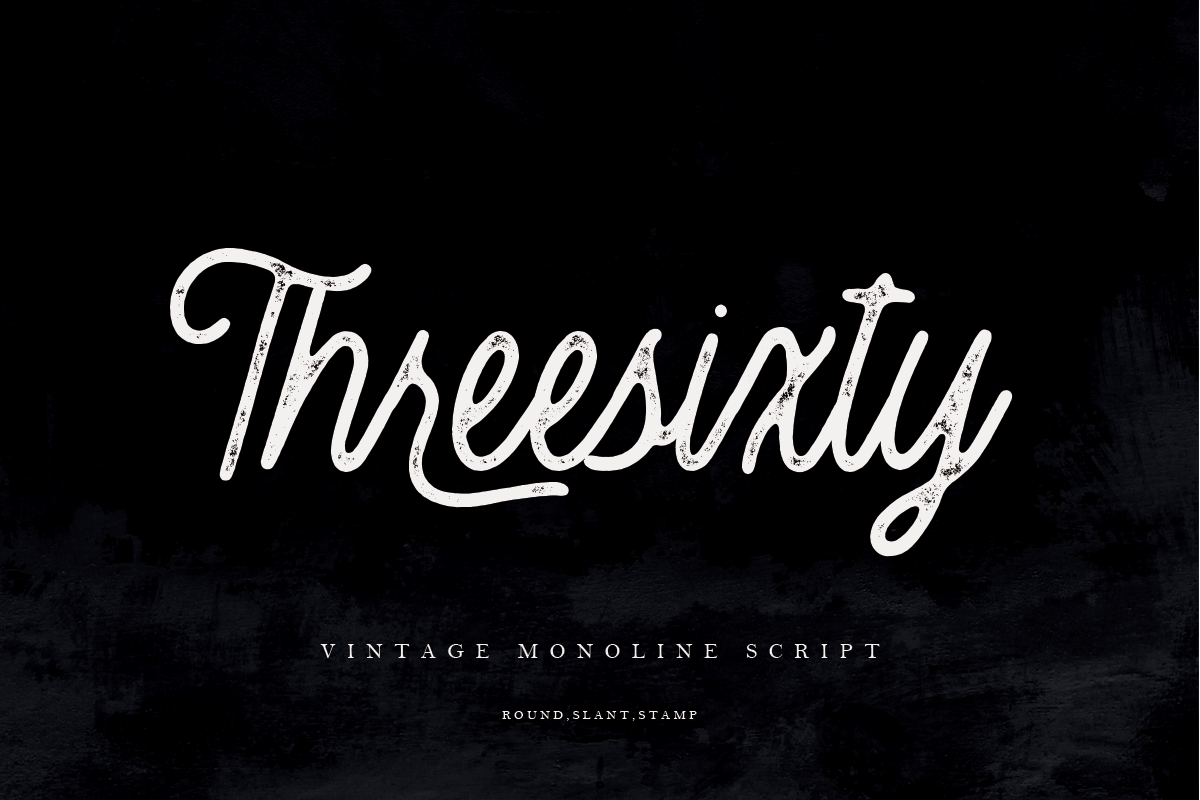 Threesixty Monoline Script in Script Fonts - product preview 8