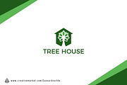 House Tree Logo Template