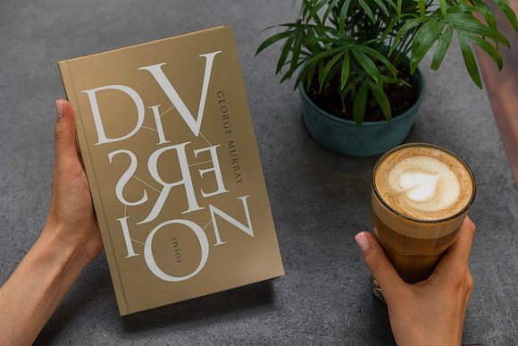 Book Hardcover Lifestyle Mock-Up in Print Mockups - product preview 3
