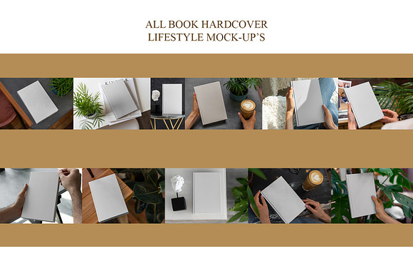 Book Hardcover Lifestyle Mock-Up in Print Mockups - product preview 11