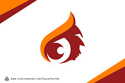 Athena Owl Eye Logo Template