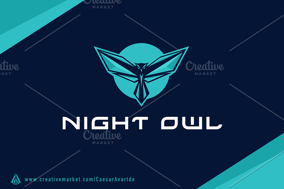 Night Owl Esport Logo in Logo Templates - product preview 8