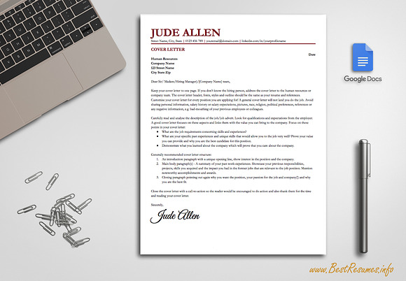 Resume Template Google Docs in Resume Templates - product preview 1