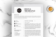 3 Page Resume Template | DOCX + PSD