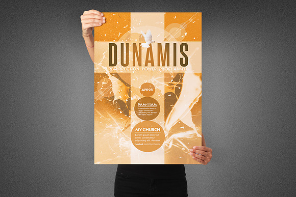 Dunamis Church Poster Template in Flyer Templates - product preview 7