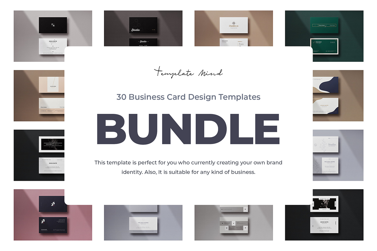90% OFF Business Card Bundle in Business Card Templates - product preview 8