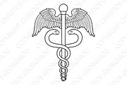 Caduceus Medical Doctor Symbol