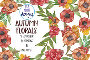 Autumn Florals Clip Art