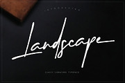 Landscape || Signature Font