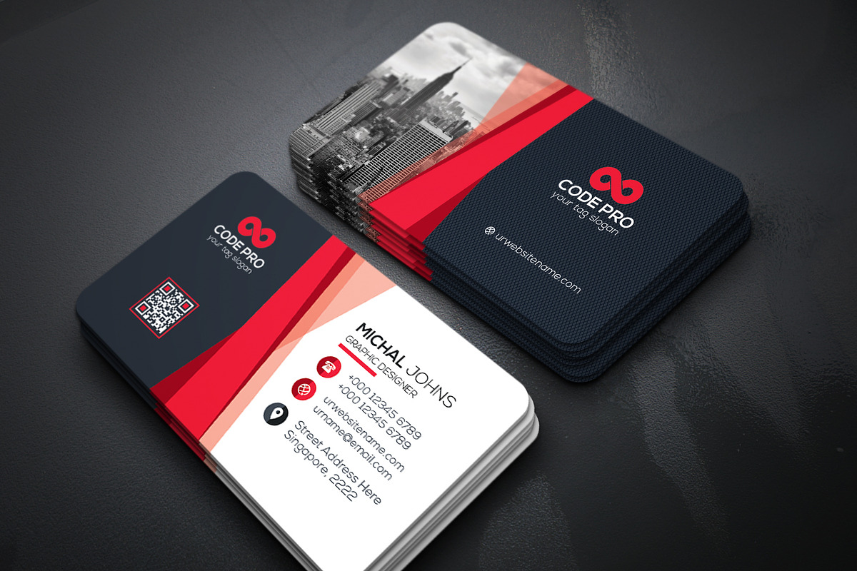 Tera Business Card in Business Card Templates - product preview 8