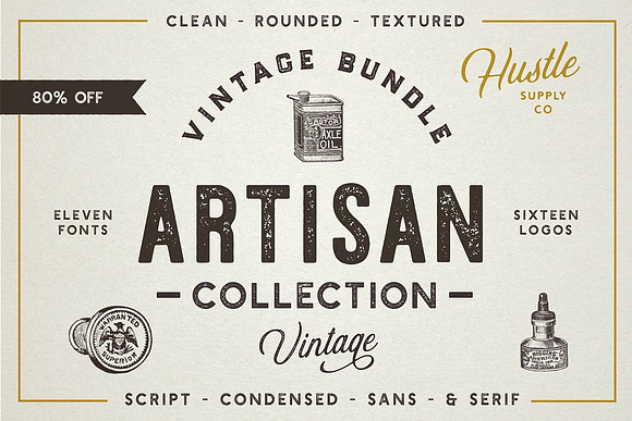 The Bestseller's Font Bundle! in Display Fonts - product preview 1