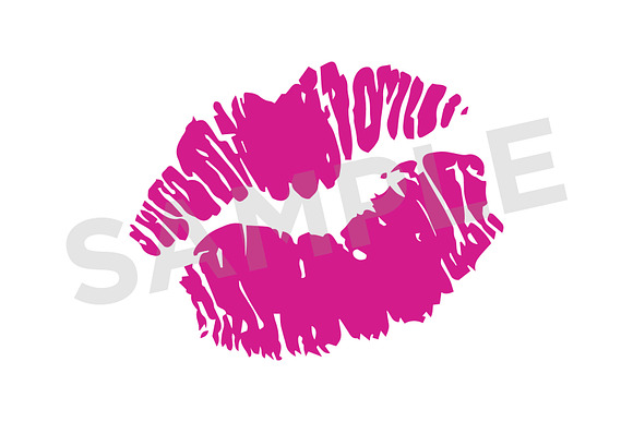 Lipsticks & Kisses Clip Art Set in Objects - product preview 3