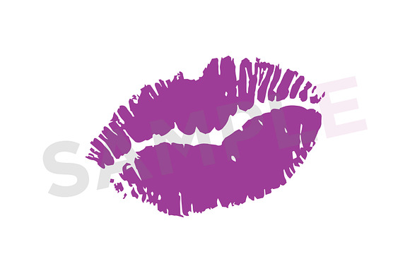 Lipsticks & Kisses Clip Art Set in Objects - product preview 5