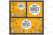 posters honey engraving