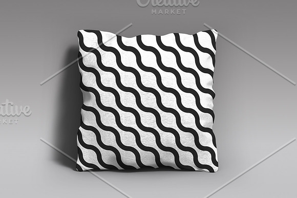 Geometric seamless wavy patterns in Patterns - product preview 4
