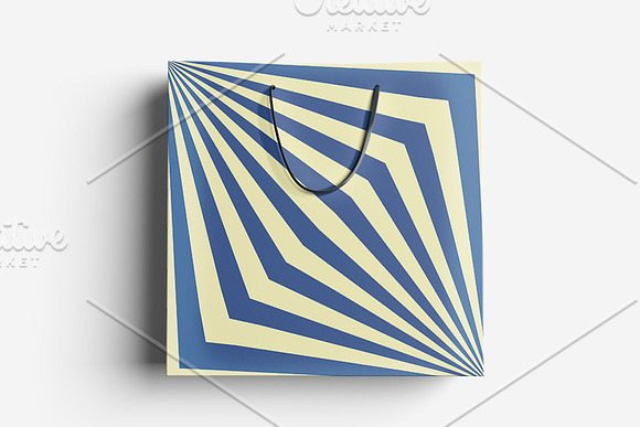 Colorful striped retro cards in Card Templates - product preview 3