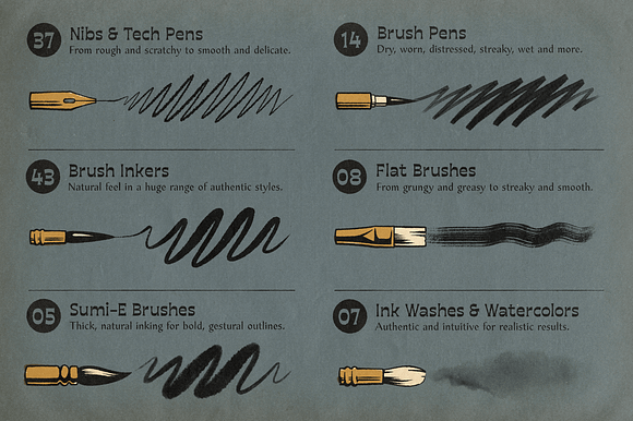 Rusty Nib Inkers for Procreate in Add-Ons - product preview 2