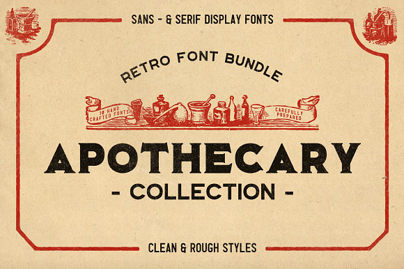 The Retro Brand Font Bundle in Display Fonts - product preview 3
