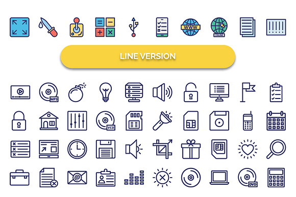 300 User Interface Vector Icons Pack in Icons - product preview 1