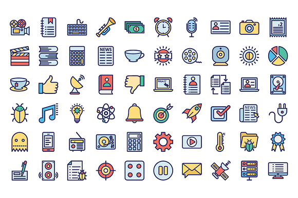 300 User Interface Vector Icons Pack in Icons - product preview 3