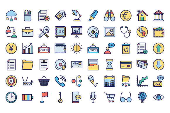 300 User Interface Vector Icons Pack in Icons - product preview 4