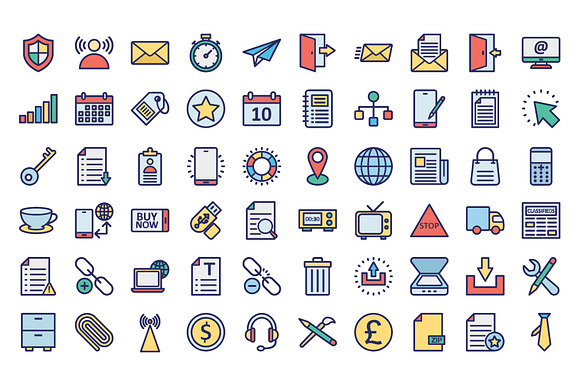 300 User Interface Vector Icons Pack in Icons - product preview 8