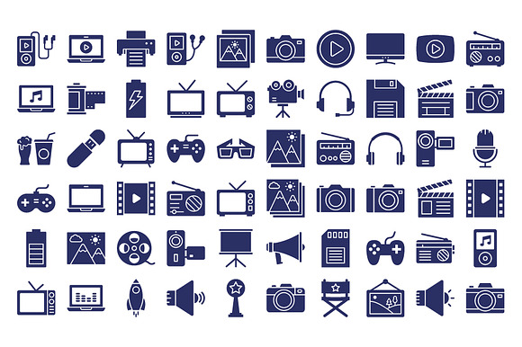 600+ Multimedia Vector Icons Pack in Icons - product preview 7