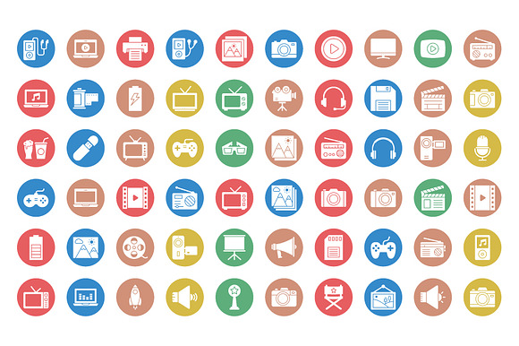 600+ Multimedia Vector Icons Pack in Icons - product preview 10