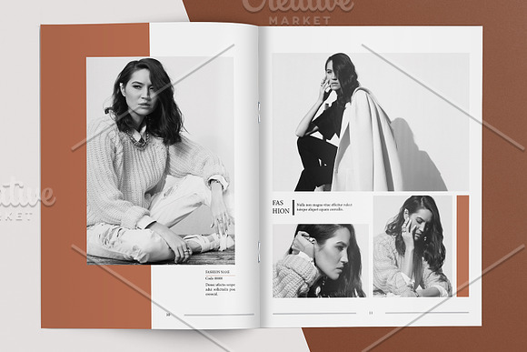 Fashion Lookbook V900 in Brochure Templates - product preview 4