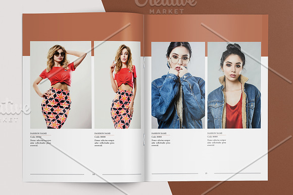 Fashion Lookbook V900 in Brochure Templates - product preview 6