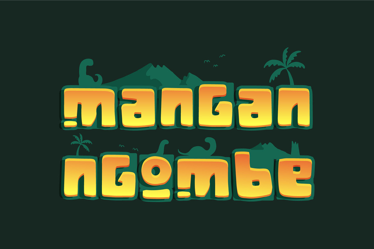 Mangan ngombe font in Display Fonts - product preview 8