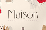 Maison Font + Illustrations