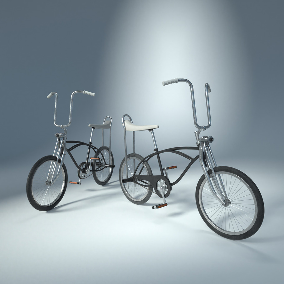 Retro 80s Schwinn bicycle in Vehicles - product preview 4