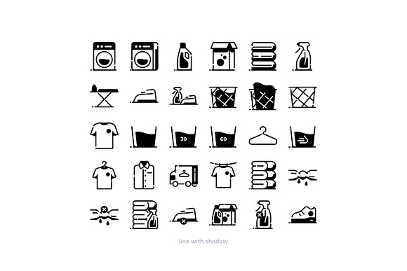 laundry 90 icons in Icons - product preview 2