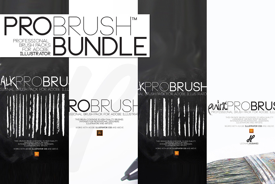 109 Brushes BUNDLE | ProBrush™ in Photoshop Brushes - product preview 8
