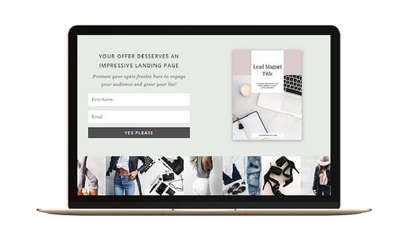 Opt In Landing Page Template | Divi in WordPress Landing Page Themes - product preview 4