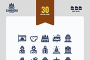 Cambodia 90 Icons