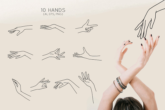Touch. Line Art Collection in Objects - product preview 2
