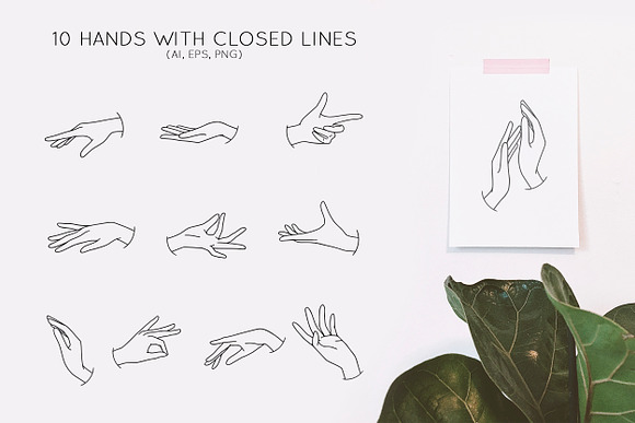 Touch. Line Art Collection in Objects - product preview 3