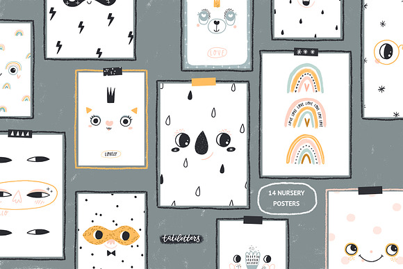 Faces - Modern graphic & Patterns in Illustrations - product preview 2