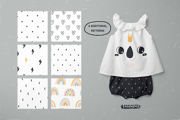 Faces - Modern graphic & Patterns in Illustrations - product preview 3