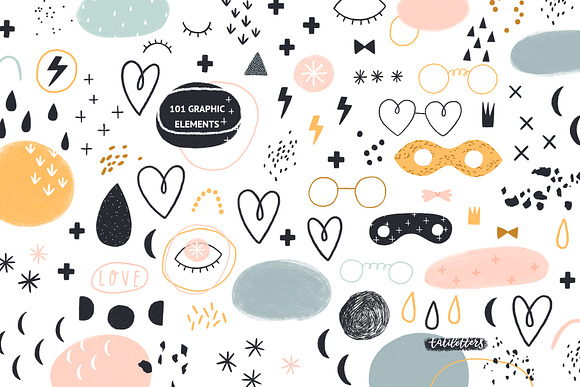 Faces - Modern graphic & Patterns in Illustrations - product preview 6