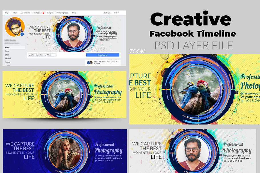 Facebook Timelines Cover in Facebook Templates - product preview 8